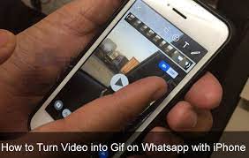 Tap and hold the gif, then tap save. How To Convert Send Video Into Gif On Whatsapp With Iphone
