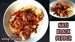Black Pepper Rice Bowl Nasi Lada Hitam Youtube Merica Bawang