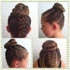 4 French Braids Into High Bun Pretty Hairstyles Hair Beauty Cool Hairstyles
