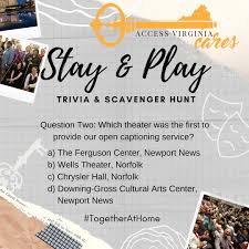 Company scavenger hunt ideas can come from your business it. Access Virginia Stayandplay Trivia And Scavenger Hunt Question Number Two Is Ready Thank You To All Who Have Participated So Far In Our Stay And Play With Access Virginia S Trivia And