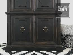 This 6 door, 3 drawer farmhouse hutch in black finish is a striking example of where casual meets elegance. How To Get The Rustic Furniture Look For Cheap Thirty Eighth Street