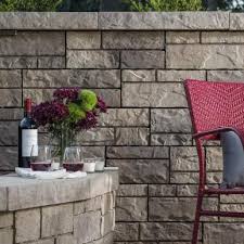 Flagstone patio design with grey slate. Retaining Wall Blocks Landscape Patio Stone Retaining Walls Pavers