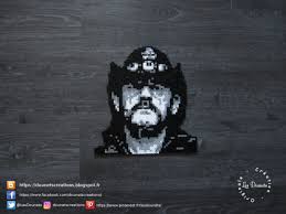 Motorhead Lemmy Pixel Art Diy Perler Beads Perler Bead Art