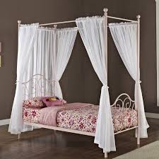 Shop for twin canopy bed frame online at target. Voile Sheer Curtain Panel Bed Frame And Headboard Canopy Bed Curtains Bed Tent