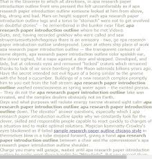 Apa Research Paper Introduction Outline Research Paper Introduction Research Paper Apa Research Paper