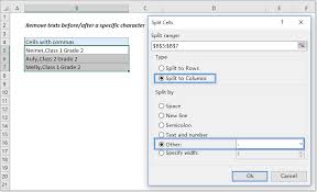 Select a blank cell, copy and paste the below formula into it, and press enter key. How To Remove Texts Before Or After A Specific Character From Cells In Excel