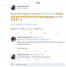 Bernd leno of arsenal checks on tammy abraham of chelsea after. Tammy Abraham Denied Us Asisat Oshoala Urges Nigerians To Back Man City In Ucl Final Owngoal Nigeria