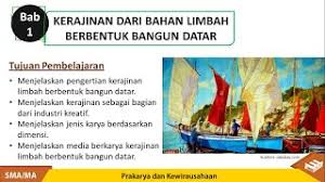 Check spelling or type a new query. Materi Prakarya Kewirausahaan Sma Kelas Xi Semester 1 Bab 1 Kerajinan Limbah Bahan Bangun Datar Youtube