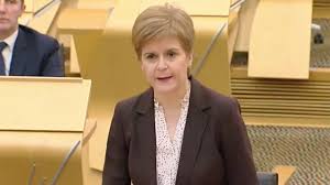 She addressed the issue ahead of first minister's questions in the scottish parliament. Nicola Sturgeon Imposes Tough New Restrictions On Scotland