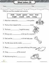 Help Your Second Grader Remember Words With Tricky Silent Letters With This Phonics Worksheet Phonics Worksheets Phonics Free Phonics Worksheets Free