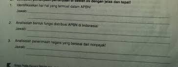Apbn yang berfungsi sebagai pedoman pengeluaran dan penerimaan negara memiliki tujuan melaksanakan kegiatan kenegaraan yang pada akhirnya mencapai kemakmuran masyarakat. 1 Identifikasikan Hal Hal Yang Termuat Dalam Apbn 2 Analisalah Bentuk Fungsi Distribusi Apbn Di Brainly Co Id