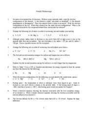 The electrons in zn are therefore attracted to the nucleus to a larger extent than the electrons in calcium. Explain Each Of The Following Observations Using Principles Of Atomic Structure Course Hero