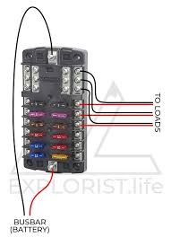 House wiring 2 way switch connection. How To Wire 12v Accessories In A Diy Camper Van Electrical System Explorist Life