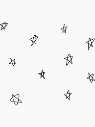 Small Star Doodle Pattern Sticker By Liselotjaah Star Doodle Doodle Patterns Small Doodle