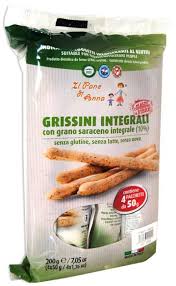 Ricette per intolleranti al glutine, ricette per celiaci. Il Pane Di Anna Grissini Integrali 4 X 50 G