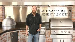 This simple stone outdoor kitchen helps you to start. Outdoor Kitchen Building Essentials Designs To Consider Bbqguys Com Youtube