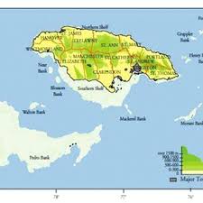 Major Fishing Areas Of Jamaica The Island Shelf Consisting