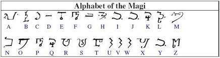 Feb 26, 2020 · the alphabet of the magi is the first in a series of limited edition albums of recondite recordings by the utopia strong. Machinegnome Occult Script The Alphabet Of The Magi Invented By Theophrastus Bombastus Von Hohenheim Paracelsus I Alphabet Ancient Writing Letter Symbols