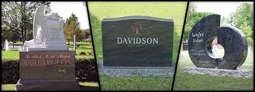 Despite the emotional situation, necessary planning must still occur such as buying a headstone. Headstones Monuments Cemetery Statues West Memorials