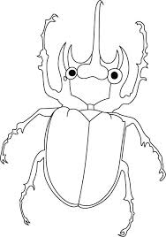Beetle On The Way Coloring Pages Insect Coloring Pages Coloring Pages Bug Art