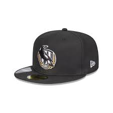All orders are custom made and most ship worldwide within 24 hours. Collingwood Magpies Team Colour 59fifty Fitted Hats New Era Cap