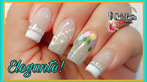 Fantasy nails es mucho más que una tienda online de productos de uñas. Decoracion De Unas Sencillas Y Delicadas Con Rosas Diseno De Unas Mano Alzada Unas Decoradas Youtube