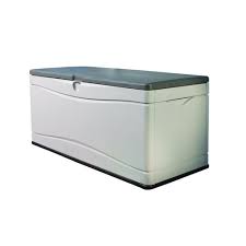 They are known to be one of the most durable food containers on the market and feature a very innovative design. Lifetime 130 Gal Polyethylene Outdoor Deck Box 60012 The Home Depot