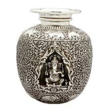 Beautiful Antique Silverware Collections From Sukra Jewellery 72 North Mada Street Mylapore Chennai 600 0 With Images Silver Pooja Items Silver Art Antique Silverware