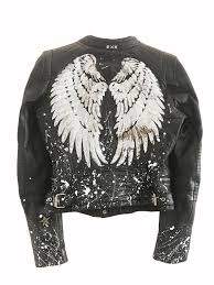 Black Leather Jacket 100 Lambskin From Pakistan Hand Painting Back Hand Graffiti Paint Limited Editi Painted Leather Jacket Custom Leather Jackets Art Clothes