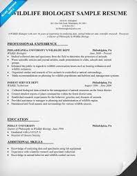 Zoology Resume Examples Examples Resume Resumeexamples Zoology Resume Examples Teacher Resume Wildlife Biologist