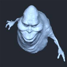 Ghostbusters Slimer High Polygon 3d Model Ghostbusters Slimer Ghostbusters Digital Sculpture
