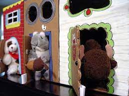 Kiki Creates Repurposing A Townhouse Village Kid Friendly Crafts Babysitting Crafts Sewing Stuffed Animals