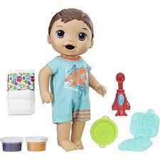 Baby Alive Super Snacks Snackin Luke Brunette Hair Walmart Com Baby Alive Dolls Realistic Baby Dolls Baby Dolls For Kids