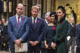 Wir grüßen unser närrisches volk. Zuruck Im Kreise Der Jung Royals Herzogin Meghan Mit Ihrem Mann Prinz Harry Und Prinz William Links Und Dessen Frau Herzogin Kate Rechts Beim Gottesdienst In Der Westminster Abbey Stuttgarter Zeitung