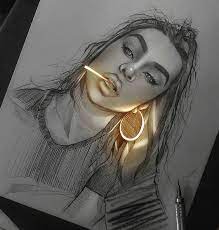 Two drawing lessons in one! Artist Makes His Pencil Drawings Shine With Digital Manipulation