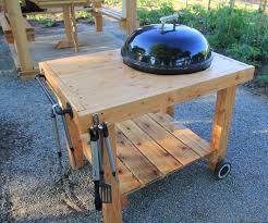 Plans can be downloaded here : Diy Weber Grill Cart Bbq Station 11 Steps With Pictures Instructables