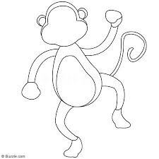 Hanging Monkey Outline Picture Ideas Monkey Drawing Easy Easy Cartoon Drawings Monkey Drawing