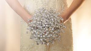 Get the girls all together for a glass many modern brides are choosing the unconventional floral wedding bouquet. Beautiful Crystal Wedding Bouquets Perfect For The Occasion Fashionista Weddings