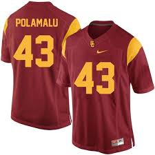 Beginning in the silent movie era, wrote garry wills, usc football players mingled with the movie stars who came to their games and offered them bit parts in their movies. Troy Polamalu Usc Trojans 43 Youth Football Jersey Red