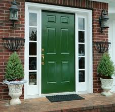 Warna pintu depan rumah tak melulu harus putih atau cokelat. Gambar Desain Kusen Pintu Jendela Minimalis The Doors Dekorasi Rumah Pedesaan Bata