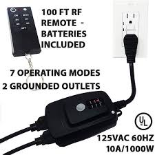 Product title remote control for wireless electrical outlet receiv. Outdoor Remote Control Outlet With Wireless Remote And Countdown Timer Weatherproof Light Timer Plug In Switch Ul Listed On Sale Overstock 30023344