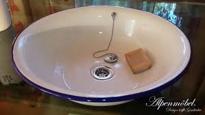 Emaille Waschbecken Im Vintage Retro Look Waschbecken Waschtisch Selber Bauen Ikea Bad
