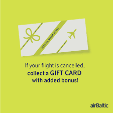 Where can i find my history of payments, refunds, and credit card charges? Airbaltic If Your Flight Is Cancelled Consider Gift Card As A Refund You Will Support Aviation And On Top Of Your Purchased Ticket Price Receive A Eur 20 Bonus For Each