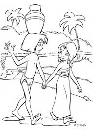 The Jungle Book 2 Disney Movie Coloring Books Shanti And Mowgli Coloring Pictures Disney Coloring Pages Coloring Books