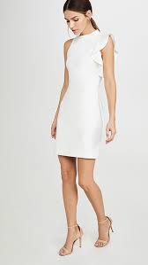 Black Halo Pabla Mini Dress In 2020 Dresses High Neck White Dress Mini Dress