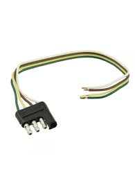 This wiring harness kit comes with a total measurement of 29 feet in length which is. 12 Long 4 Way Flat Trailer Wiring Harness Trailer End