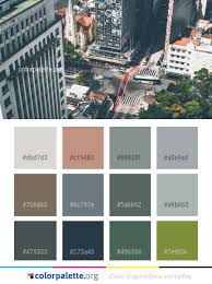 Metropolitan Area Urban City Color Palette Colors Inspiration Graphics Design Inspiration Beautiful Colorpalette Palette Urban City Color Palette Color