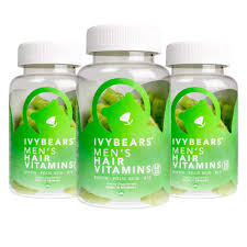 Biotin an essential vitamin required by the body, deficiency in this 'b vitamin' can lead to thinning hair. Ivybears Men S Hair Vitamins On It