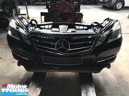 Bagaikan tidak mahu mengalah, pemandu. Mercedes Benz W212 E Class Half Cut New Used Recond Car Pa