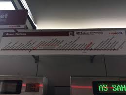 Sekolah santa laurensia, universitas binus. Kuala Lumpur Walk Pics Kuala Lumpur Lrt Alam Sutera Station